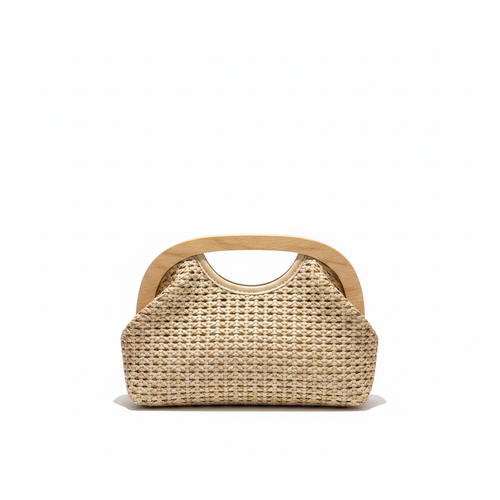 Bolso Rafia Beige