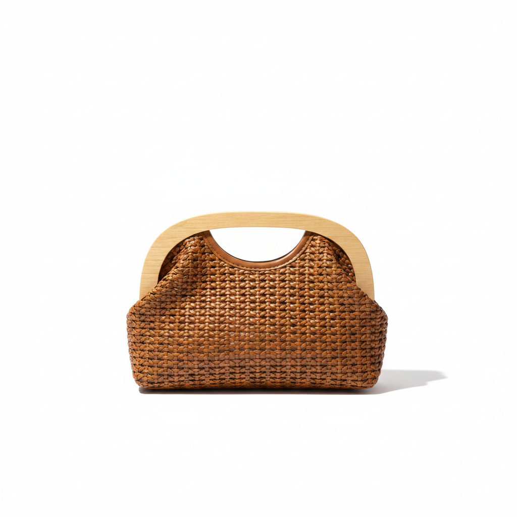 Bolso Rafia Marrón